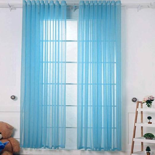 Amazon Com Fashionmall 52 Inch X 84 Inch Window Curtain Sheer