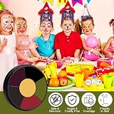 AOOWU 6 Color Bruise Wheel SFX Face Body Paint Kit Non-Toxic Halloween view 4