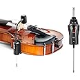 ACEMIC UHF Wireless Violin Microphone System Wireless Transmitter and Receiver Clip-on Instrument Microphones & Systems Mic for Violin, Musician, Active PA Systems, VT-5