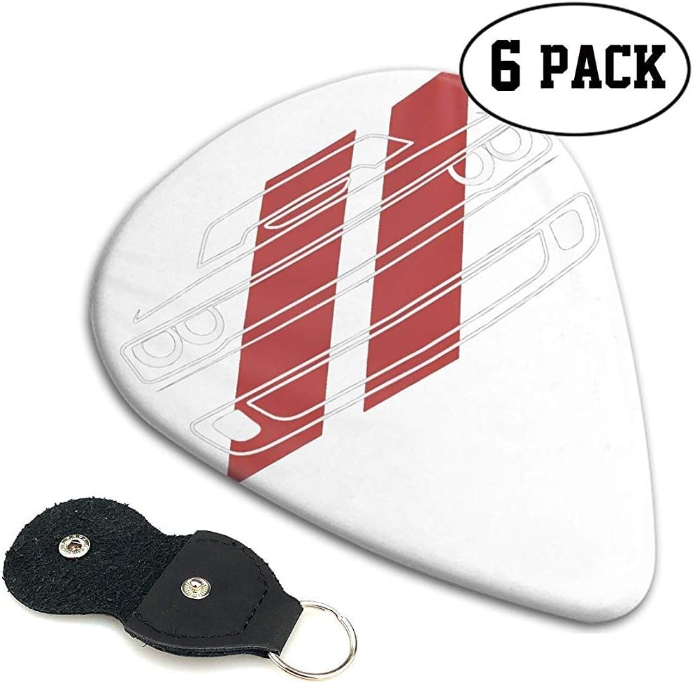 DODGE CHALLENGER Wall Tapestry Guitar, Ukulele Guitar Picks, Full-width Double-sided Printing, 6 Pieces