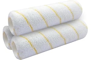 Crozzfog Paint Roller Covers 9 Inch, Pack of 3, 3/8" Nap Microfiber Paint Roller Kit for 9 Inch Roller Frame Painting Project