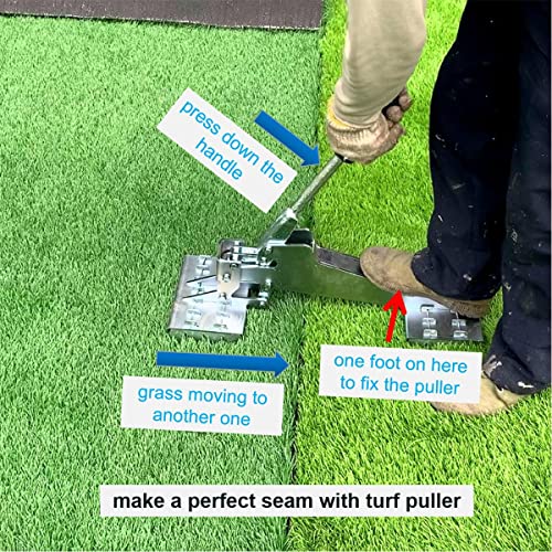 Artificial Grass Installation Tool Turf Puller Turf fix for Synthetic