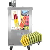 Kolice Commercial Ice Popsicle Machine, Ice Lolly Making Machine, Ice Bars, Ice Pops Maker -Single Mold Set, 30 pcs/Mold Set,110ml/each Stick