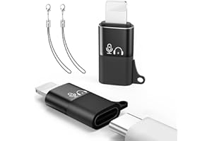 MoKo for DJI Mic Mini USB C to Lighting Mobile Phone Adapter - Lightning to USB-C Audio Adapter for iPhone 14/13/12/11/Apple 