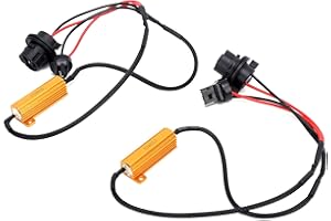 01 02 015 LED Load Resistor, Plug and Play LED Lights Load Resistor Load Resistor for Headlight for Turn for Fog Lights