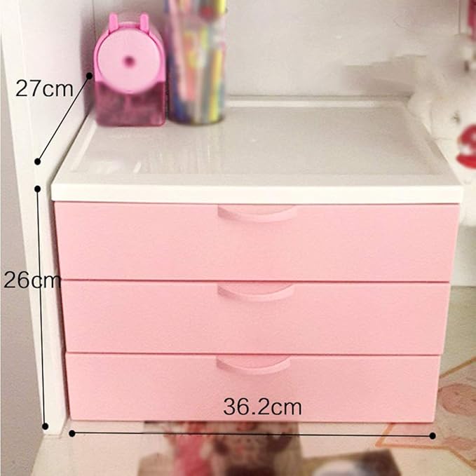 BYZ Caja de Almacenamiento del hogar Madera Maciza, Escritorio de