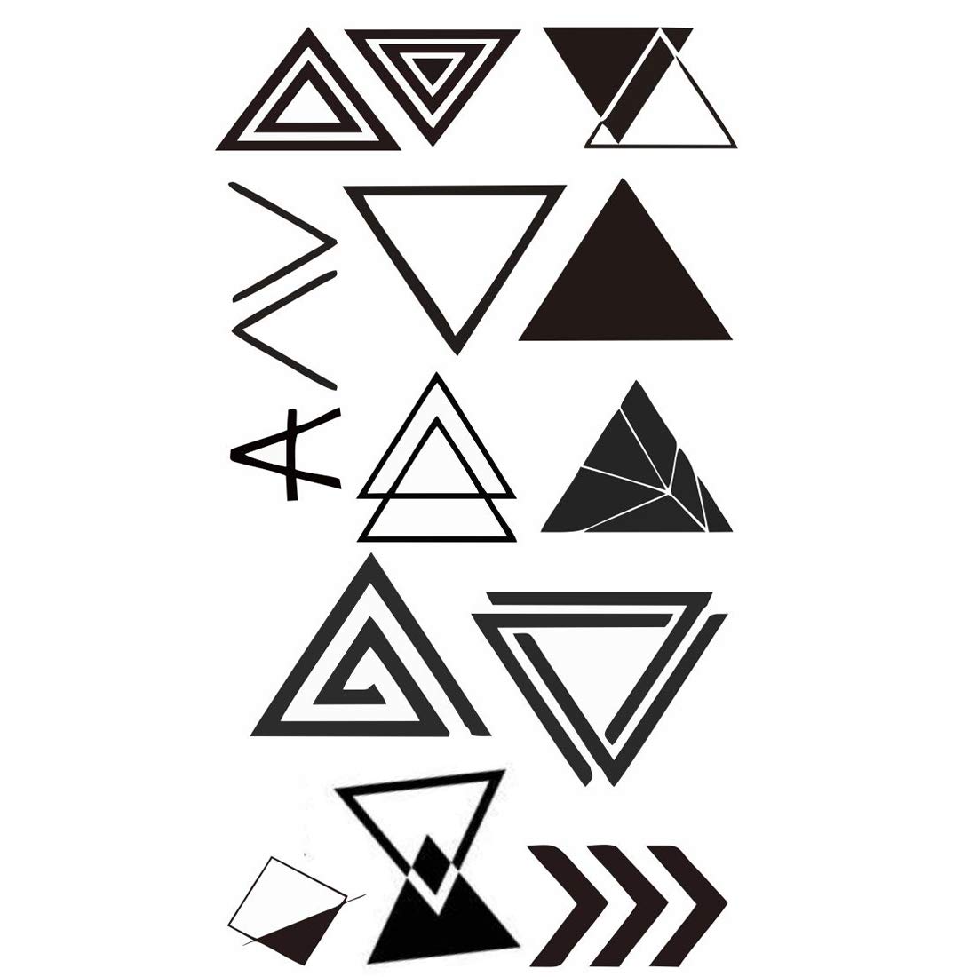 Voorkoms Triangle Tattoo Waterproof Men And Women Temporary Body Tattoo Amazon In Beauty Voorkoms Triangle Tattoo Waterproof Men And Women Temporary Body Tattoo Amazon In Beauty