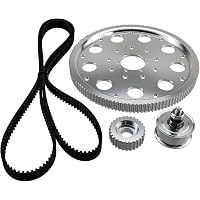 Belt Drive Sprocket Assembly For 66/80/100cc 2-Stroke Motorized Bicycle – Aluminum Pulley Kit