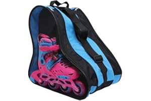 YUDONG Roller Skate Bag,Skating Shoes Storage Bag Stores Inline, Quad, or Ice Skates, with Carry Handle and Adjustable Shoulder Strap, for child and Adults Roller Skate Accessories.
