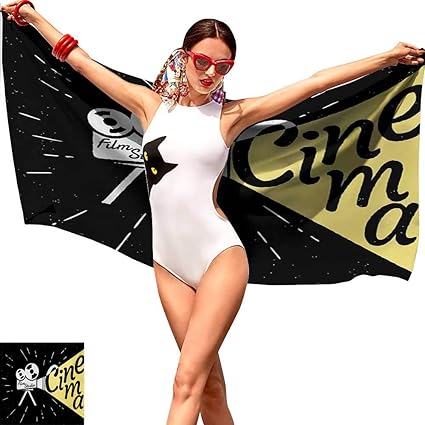 Amazoncom Custom Bath Towel Movie Theater Movie Projector