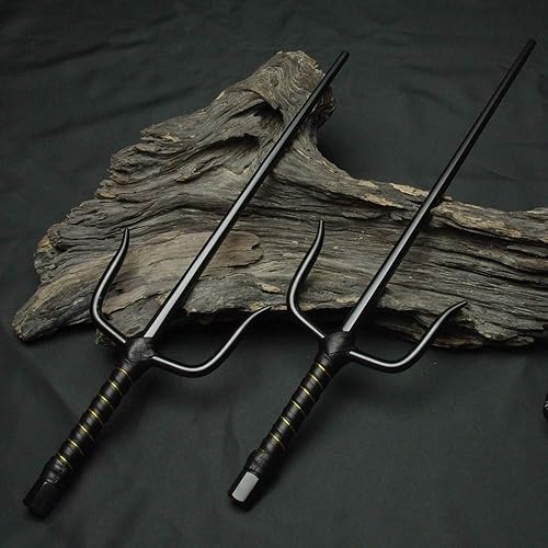 Superdo Octagon Metal Martial Arts Sai Multi Size Black Silver Superdo Octagon Metal Martial Arts Sai Multi Size Black Silver