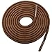 YFINE 31 Inch Round Waxed Dress Shoes Shoelaces Boots Shoe Laces Light Brown (2 Pair)