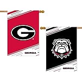 University of Georgia NCAA Licensed Double-Sided House Flag 28" x 40" Briarwood Lane