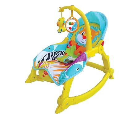 LuvLap Jungle Hut Newborn to Toddler Portable Rocker Cum Bouncer
