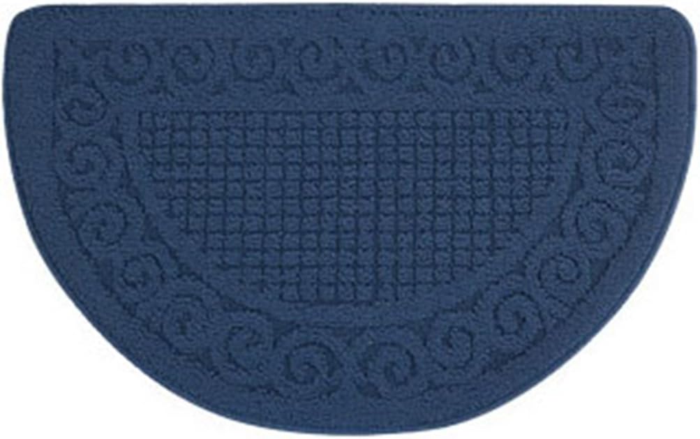 ZebraSmile Semicircle Retro Home Entrance Doorway Mat Door Mat Entry Doormat Entryway Half Moon Door Mat Door Carpet for Bedroom Indoor Halfmoon Mat Non Slip Back 18.8 X 28.7IN