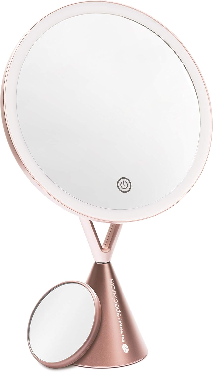 Rio HD Illuminated Makeup Mirror with 1X and 5X Magnification Amazon