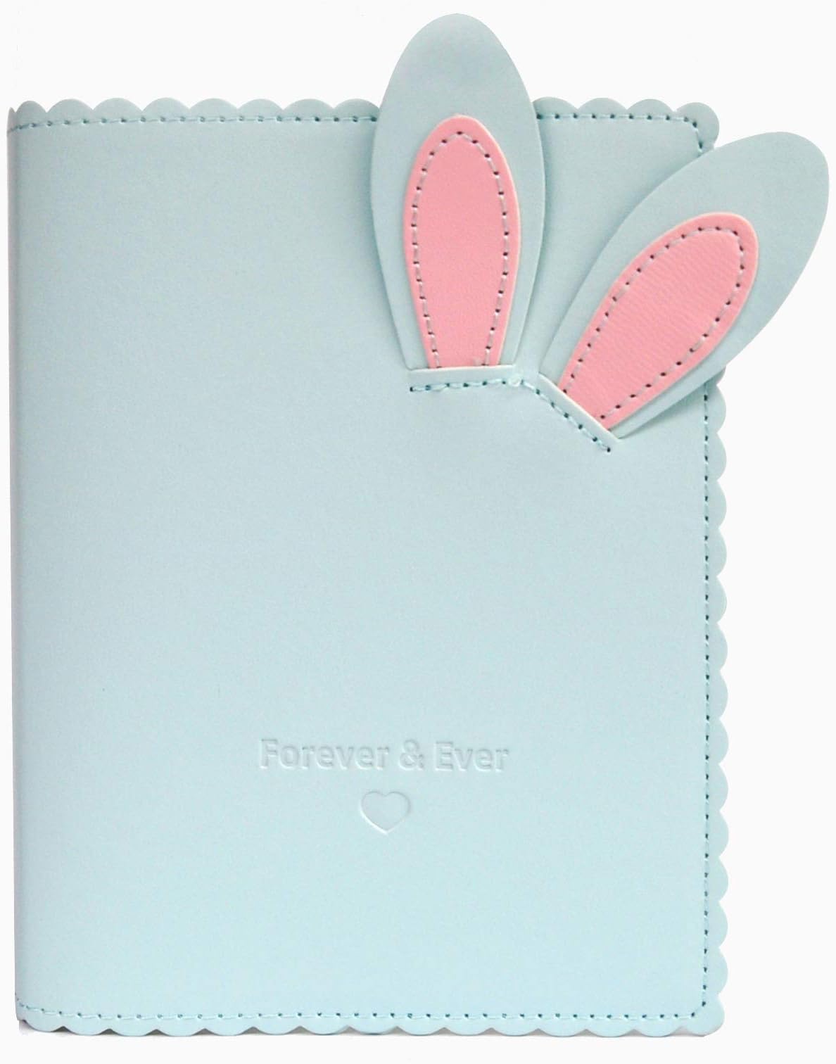 64 Pockets 3 Inch Mini Film Photo Album Compatible with Fujifilm Instax Mini 11 9 8 7s 90 70 LiPlay Instant Camera LINK Phone Printer Photo Book Name Card Holder (Blue Rabbit)