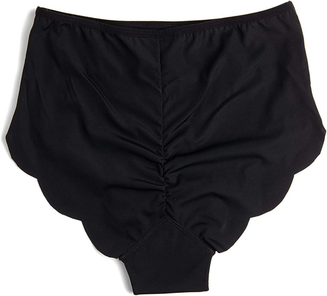 BP3 Underwear Washable Absorbent Sporty HIgh Waist Knickers Incontinence & Periods (3XL), Black