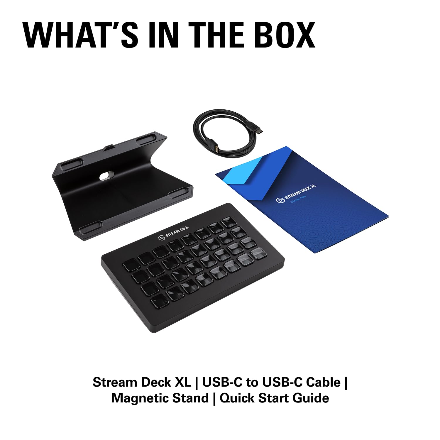 Elgato Stream Deck XL – Advanced Studio Controller, 32 macro keys, trigger actions in apps and software like OBS, Twitch, ​YouTube and more, works with Mac and PC