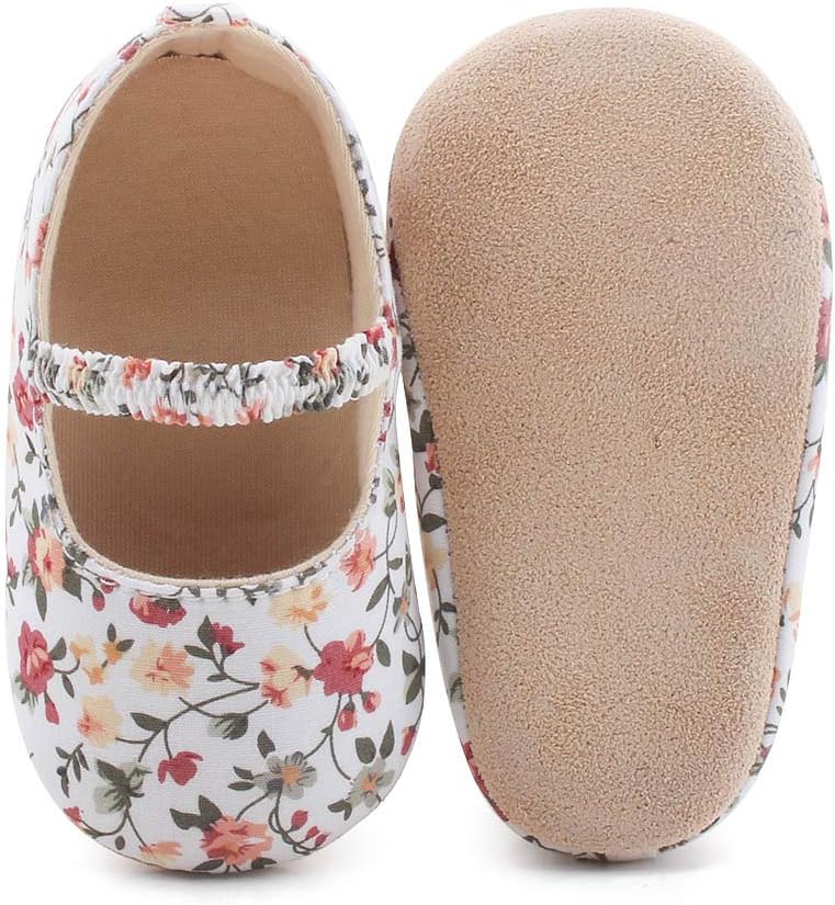DELEBAO Soft Sole Leather Baby Shoes with Suede Soles Infant Toddler Shoes Crib Shoes