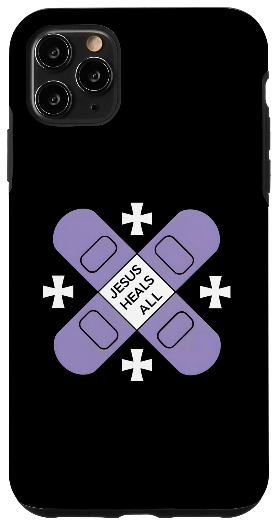 iPhone 11 Pro Max Jesus Heals Band-Aids Christian Faith Religious Case