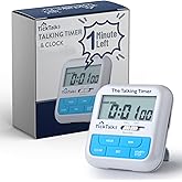 Talking Timer for Kids/Adults/Lab Timer, Visual Timer for Kids Alternative, Voice Countdown Announcements Every Hour/10 Min/1 Min | Children, Cooking, Adults, Workouts, Classroom, lab, ADHD, Reminders
