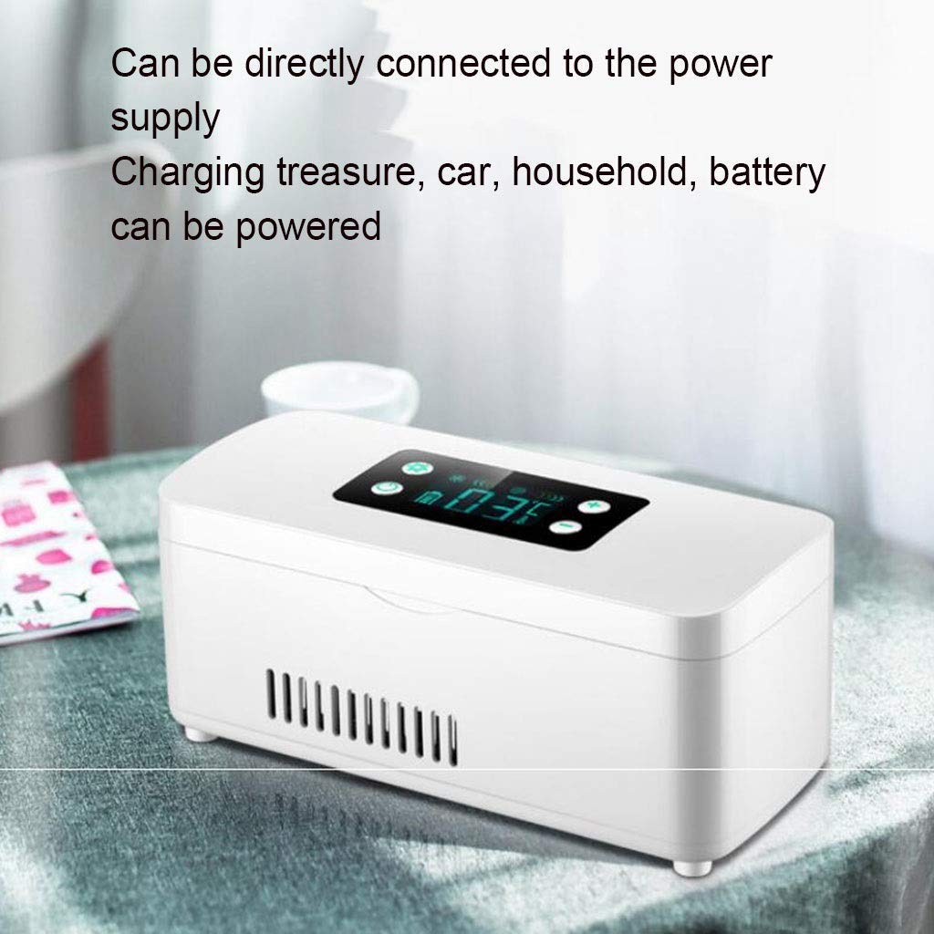 WYJW Mini refrigeradores Insulina Caja refrigerada Portátil ...