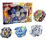 Poveyan Bey Battles Burst God Evolution Set with Launcher Grip and Stadium Battle Set