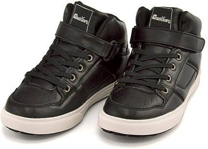 Amazon チャーキーズ 男の子 キッズ 子供靴 運動靴 通学靴 ハイカット スニーカー ブーツ ゴム紐 ストラップ クッション性 防水 雨 雪 靴 カジュアル デイリー ストリート スクール 学校 Ch1530 ブラック 0cm Charkies チャーキーズ 運動靴 スニーカー
