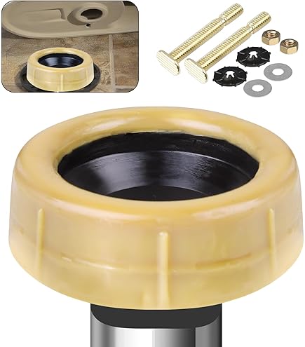 Harvey 001115-24 Wax Toilet Bowl Gasket with Polyethylene Flange