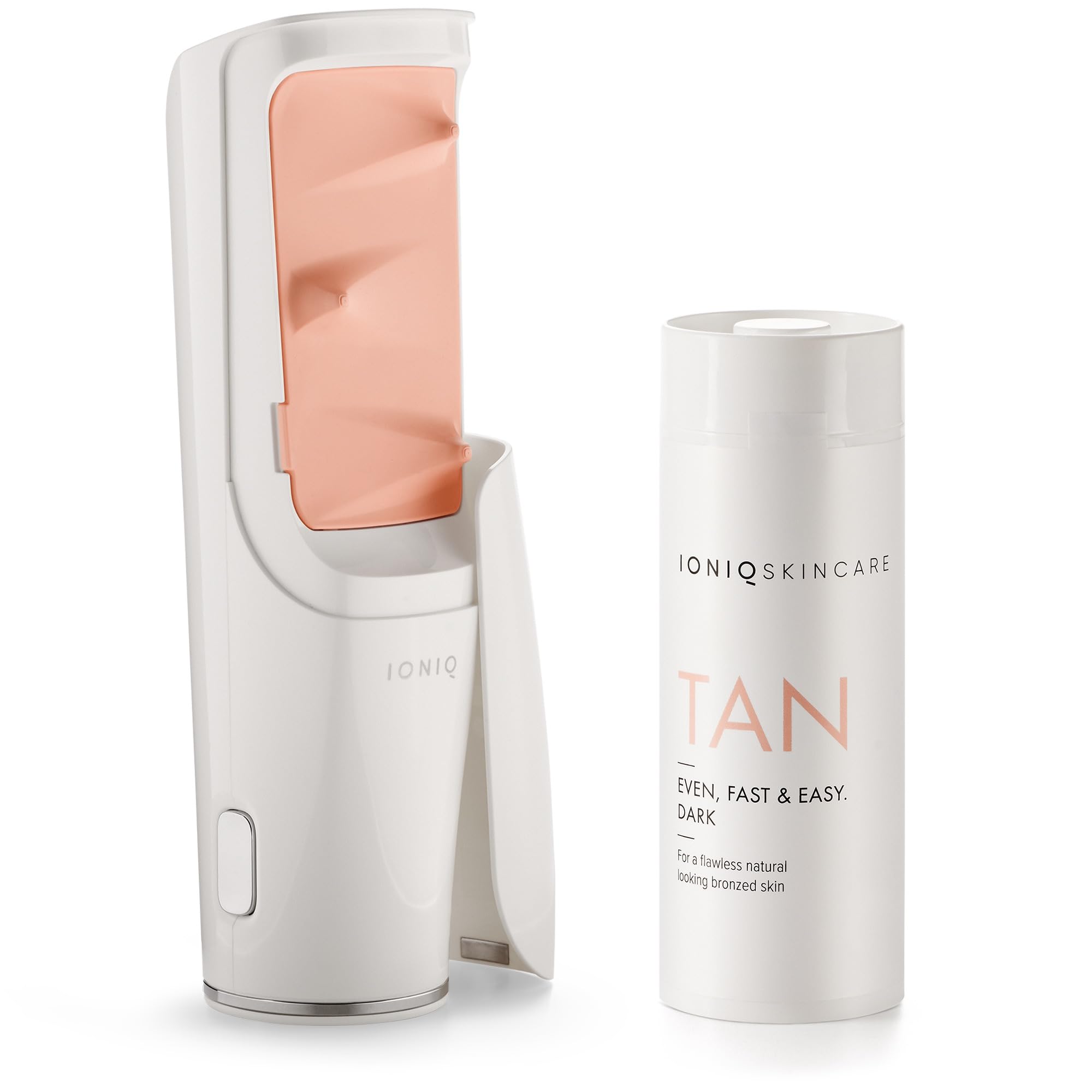 IONIQ Skincare Starter Set with IONIQ ONE sprayer plus TAN dark cartridge - Apply a golden, non-streak tan in just three minutes - Magnetic Skin Technology - A natural glow for up to 2 weeks