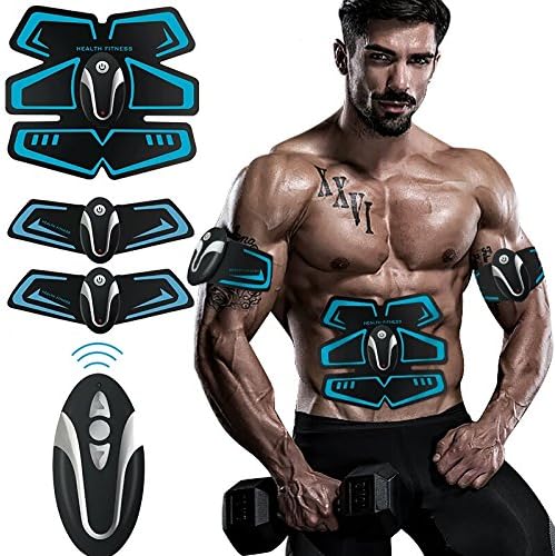 [New Version 2017]Mincheda Abs Trainer Muscle Toner, Ab Toner Ems Muscle Stimulator Belt Abdominal Exerciser Ab Toning Belt Muscle Trainer for Men & Women