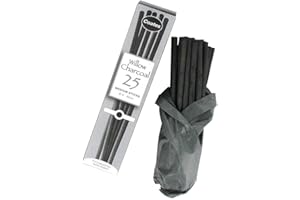 Global Art Materials PH Coates Willow Charcoal, Medium