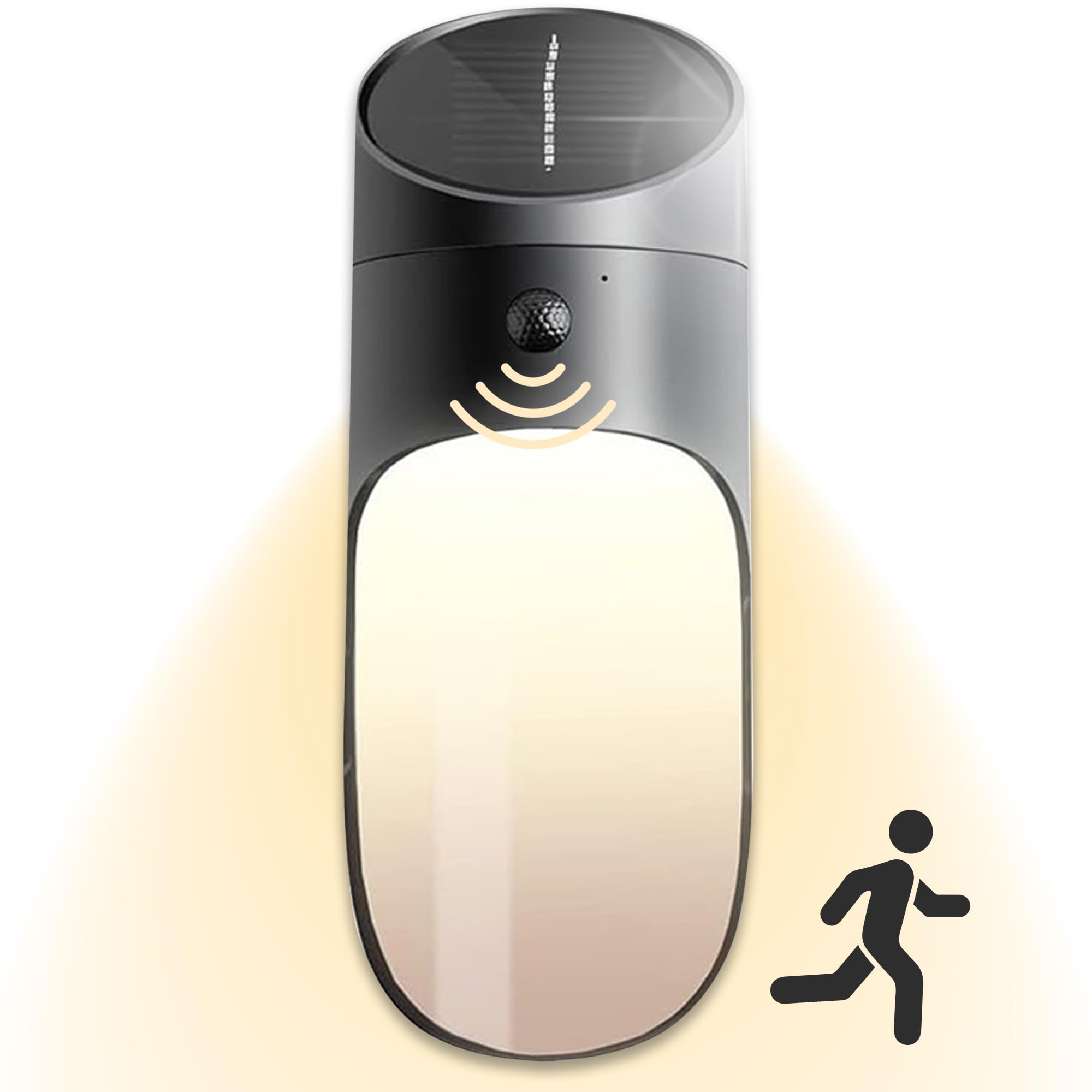 Photo 1 of PRO OUTDOOR Solar Powered Motion Sensor LED Lights for Walls - 15 Integrated LEDs, Wireless Waterproof Outdoor Security Lights, All-Weather House Lighting, Solar Panel 0.45W 5V, 6Hr Charge, Black