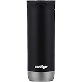 Contigo Huron Vacuum-Insulated Stainless Steel Travel Mug with Leak-Proof Lid, Keeps Drinks Hot or Cold for Hours, Fits Most