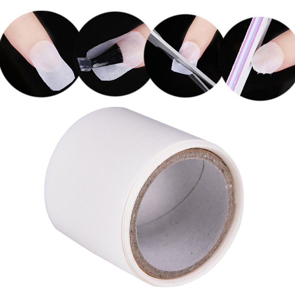 Nail Protector Adhesive Beauty Silk Tape Fiberglass Wrap