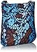 Vera Bradley Women's Cotton Triple Zip Hipster Crossbody Purse, Java Floral, One Size