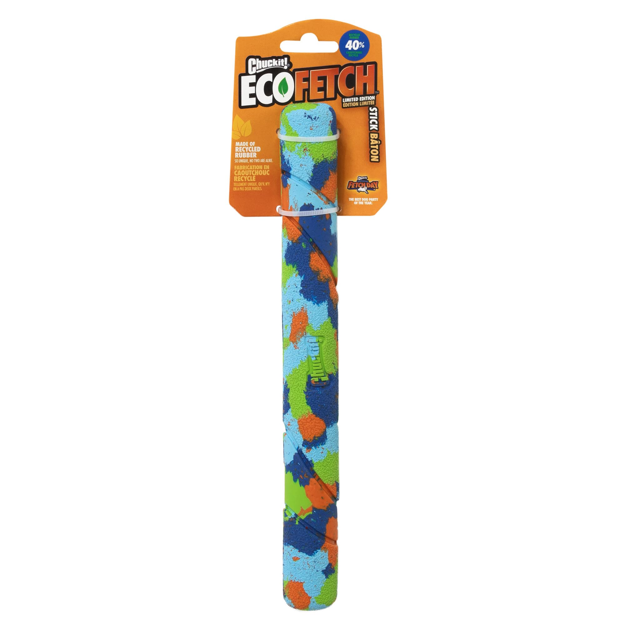 Chuckit! NFD ECO Fetch Day Ultra Stick – Limited Edition Dog Toy, Interactive Outdoor Throw, Durable Rubber (Pack of 1)