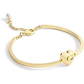 COACH Jewelry Women's Signature C Heart Cuff Bracelet