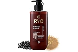 RYO Strengthen & Volume Shampoo with Korean Ginseng & Caffeine - Volumizing and Revitalizing for Fine Hair, Anti Loss Care, Strengthening hair roots, 16 Fl Oz.