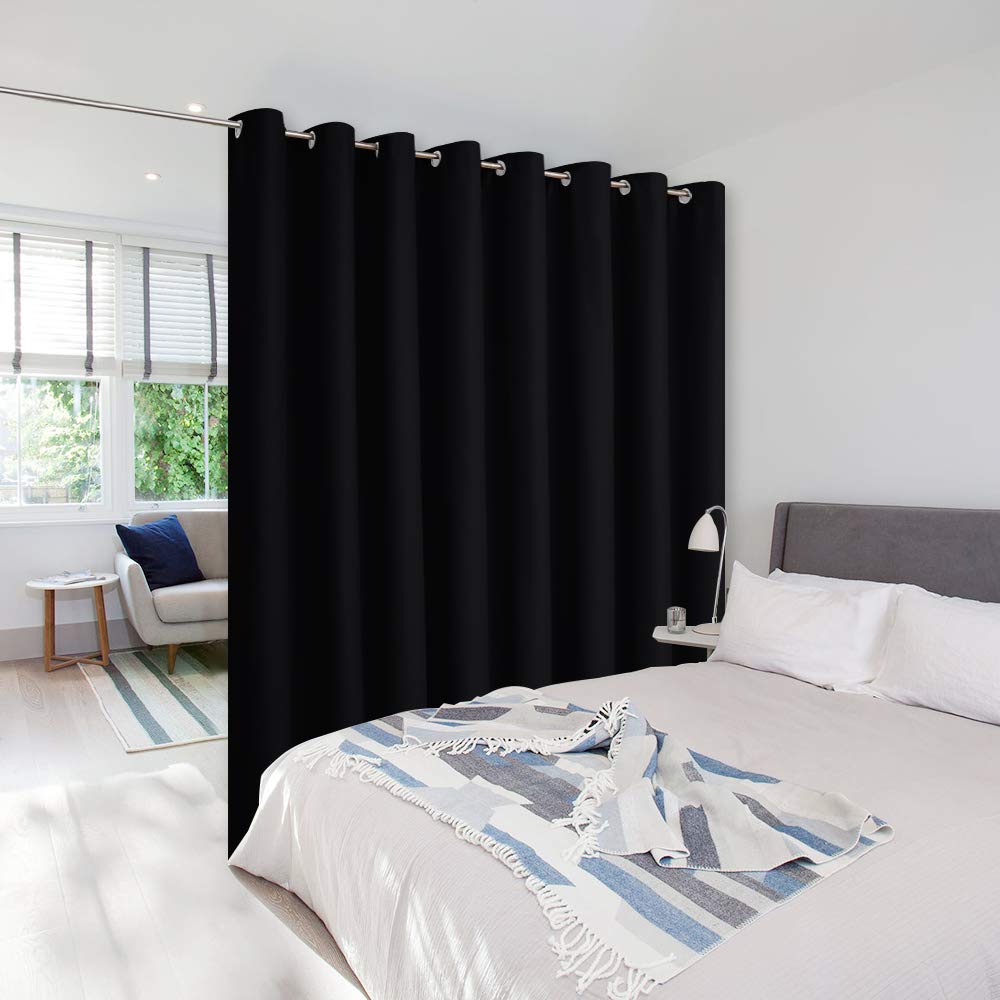 NICETOWN Room Dividers Panel Screens Partitions, Wide Width Grommet Top Morden Privacy Curtain Room 