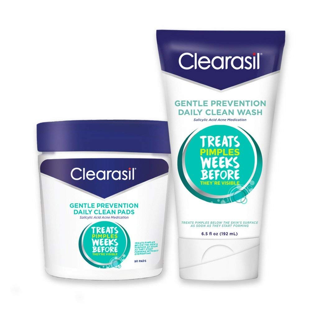 clearasil deep cleansing pads