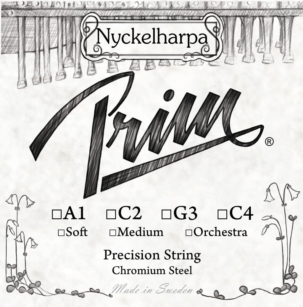 Prim Nyckelharpa Strings Nyckelharpa Chrome Steel C2 Medium