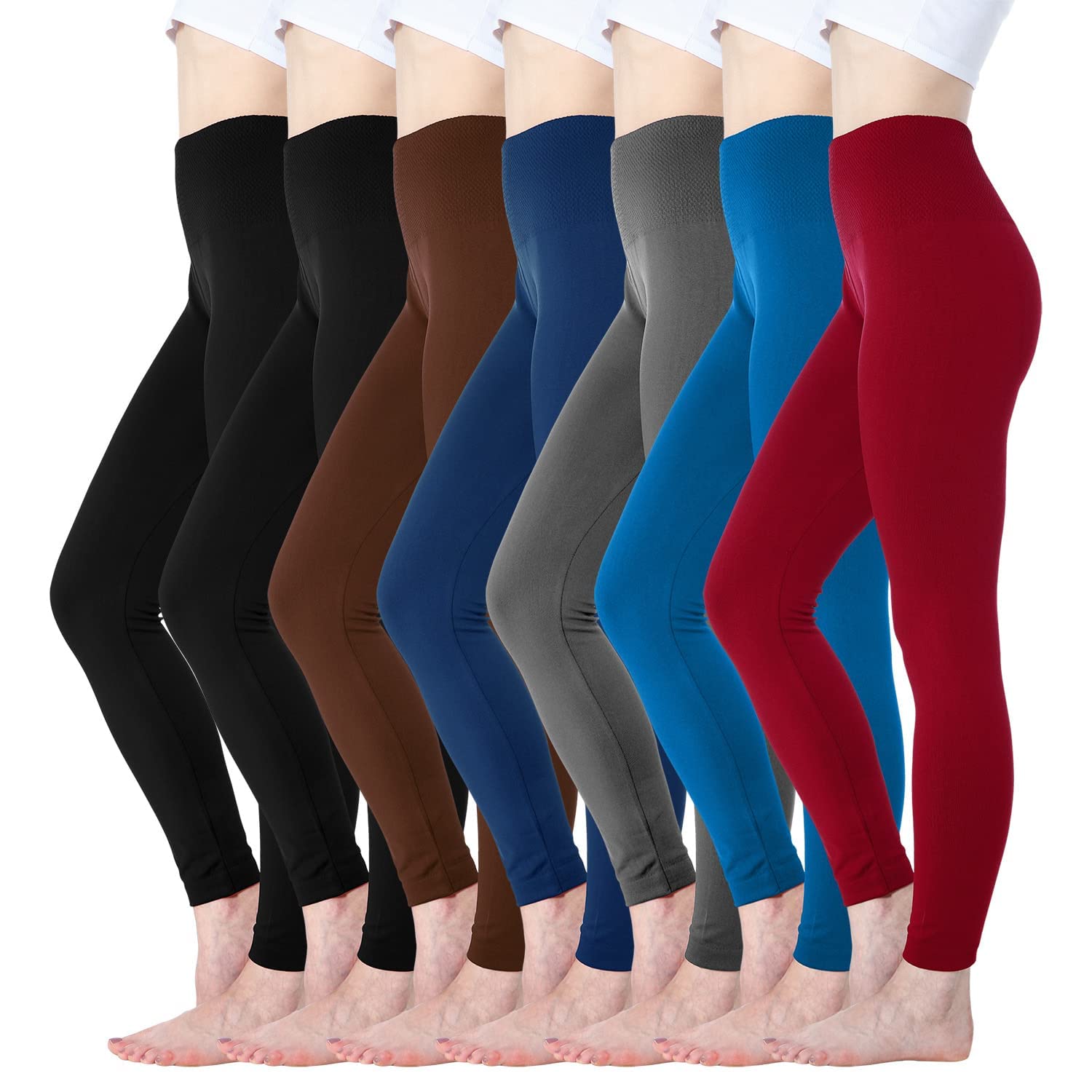 Fleece Lined Tummy Control Leggings' main image 1