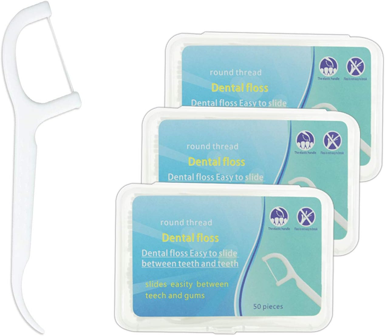 Dental Floss Picks150 Pieces Disposable Flossers Dental Care Floss