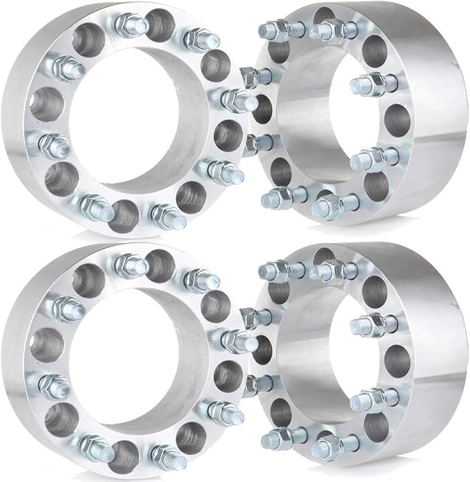 OCPTY 4x 3 inch 8 Lug Wheel Spacers Adapters 8x6.5