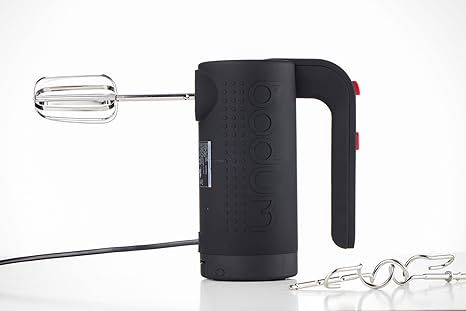 Bodum BISTRO - Batidora de mano, cable enrollable, color negro