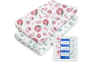 TotBasic Premium Stretchy Changing Pad Covers (2-Pack)-Hypoallergenic, Silky Comfort, Buttery Soft, Calming Effect, All-Seaso