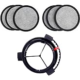xcivi Coffee Maker Water Filtration Set for Mr. Coffee Brewers Coffee Maker | Water Filtration Kit 6 Months Supply (1Disk Frame +6 Filter Disks), Replacement Water Filter Set for Mr. Coffee Coffee Maker