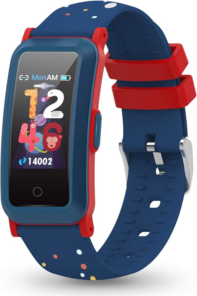 YoYoFit Fitness Armband Kinder Uhr mit Blutdruck, Fitness Tracker mit